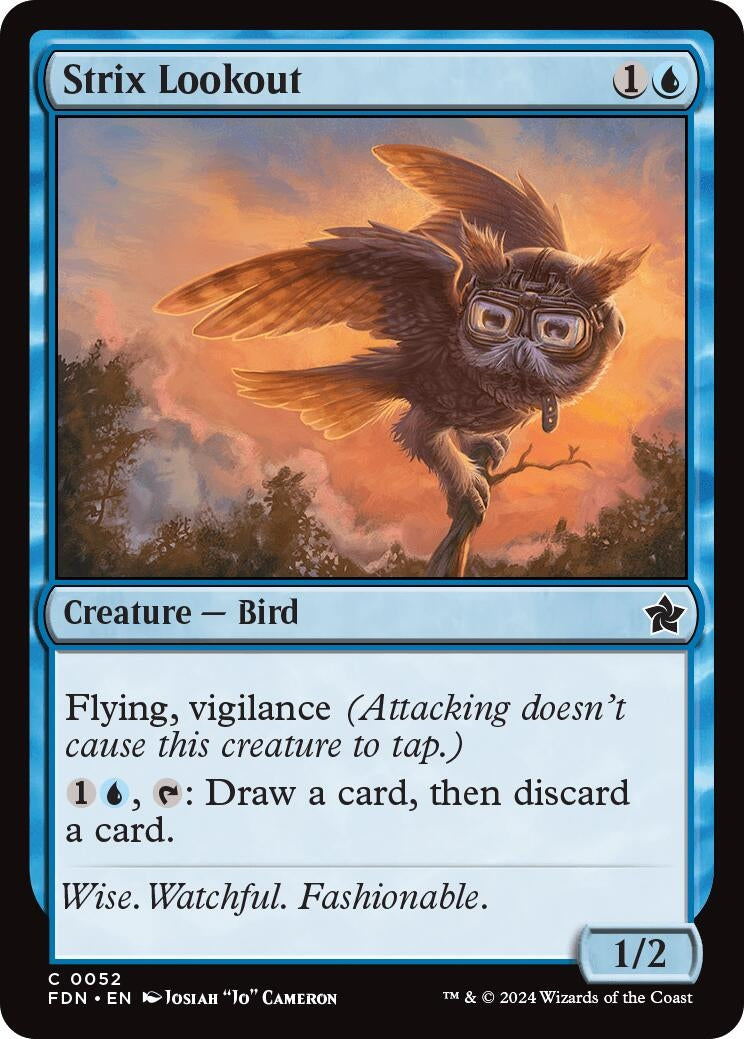 Image for Strix Lookout (52) [Foundations] - Magic: The Gathering