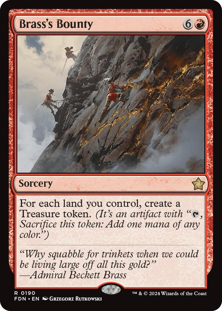 Image for Brass's Bounty (190) [Foundations] - Magic: The Gathering