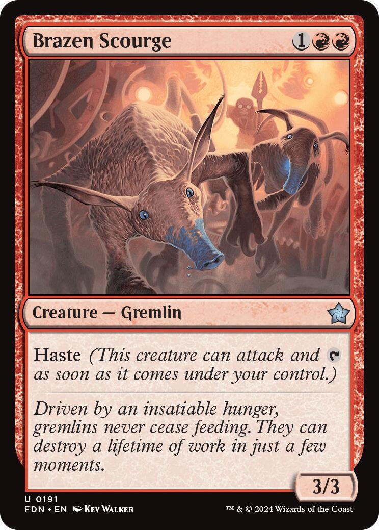 Image for Brazen Scourge (191) [Foundations] - Magic: The Gathering
