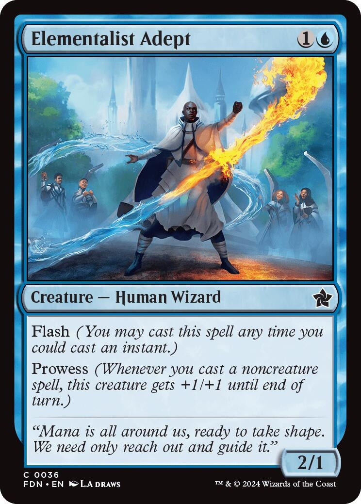 Image for Elementalist Adept (36) [Foundations] - Magic: The Gathering