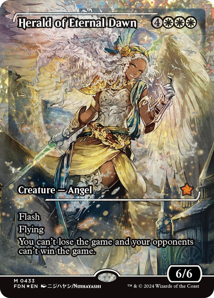 Image for Herald of Eternal Dawn (Showcase) (Fracture Foil) (433) [Foundations] - Magic: The Gathering