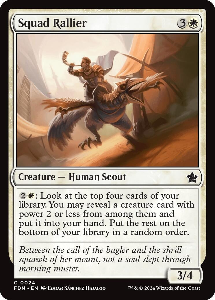 Image for Squad Rallier (24) [Foundations] - Magic: The Gathering