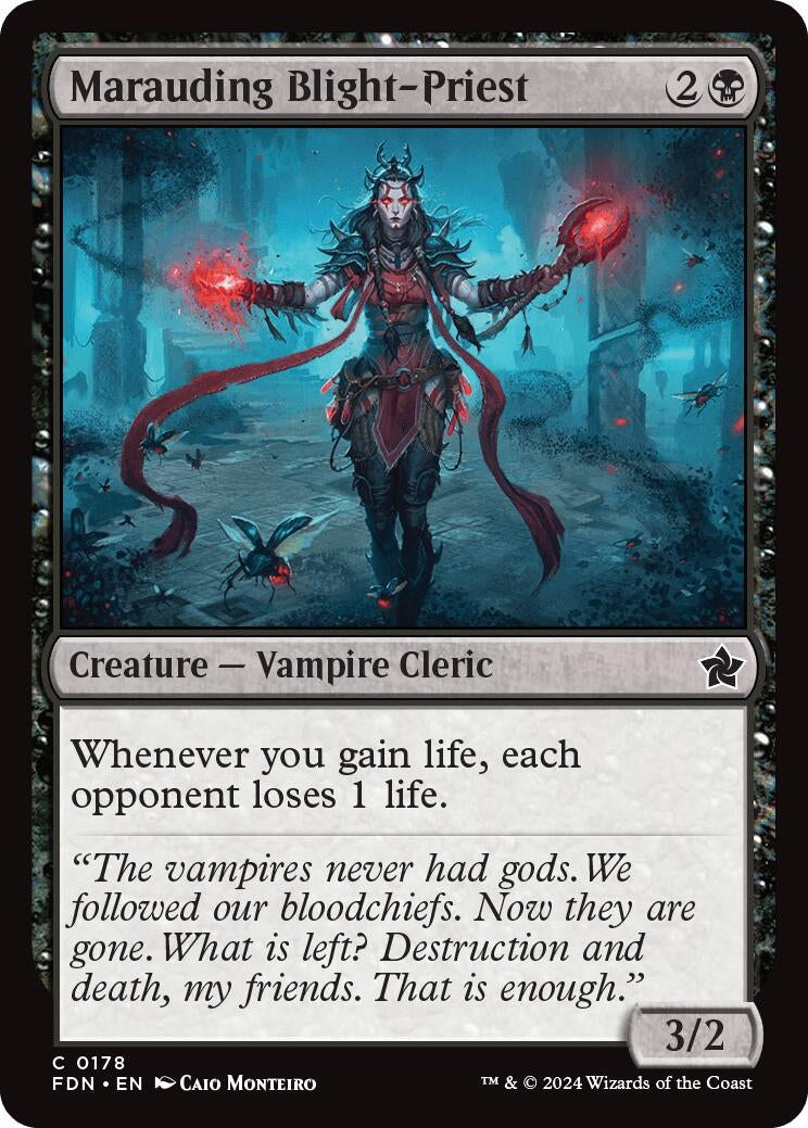 Image for Marauding Blight-Priest (178) [Foundations] - Magic: The Gathering