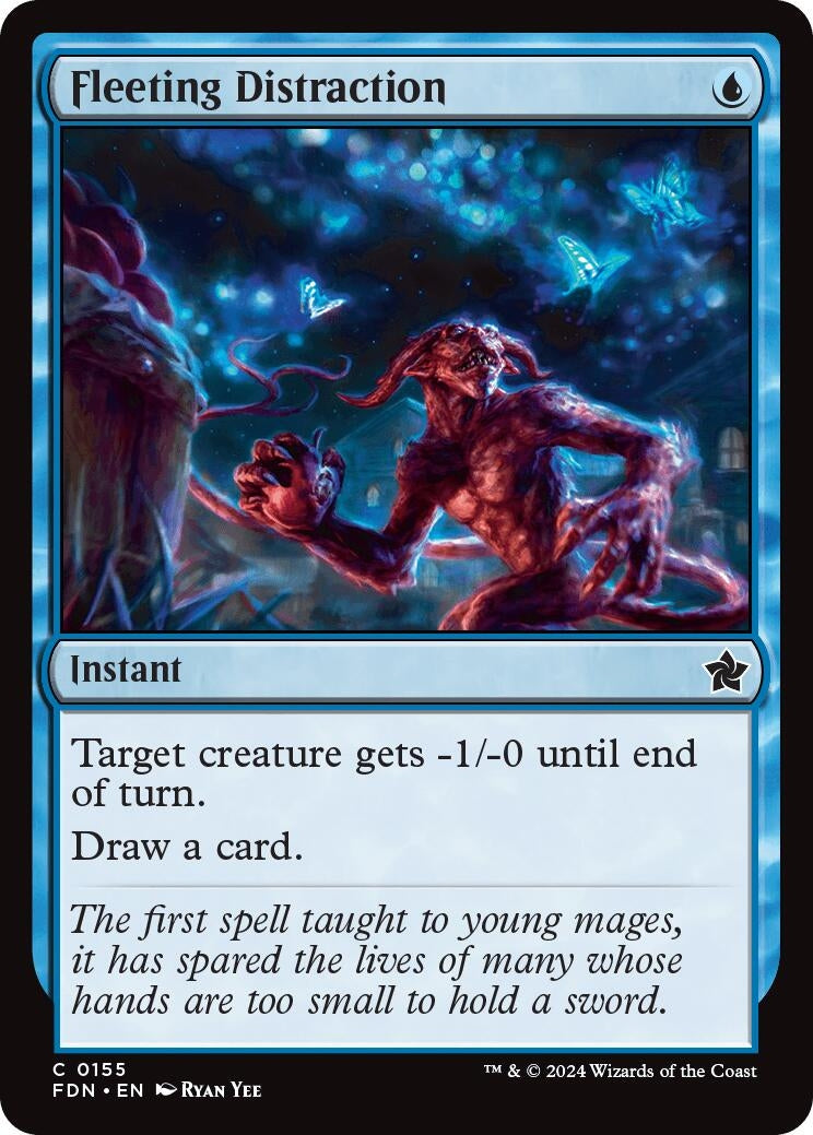 Image for Fleeting Distraction (155) [Foundations] - Magic: The Gathering