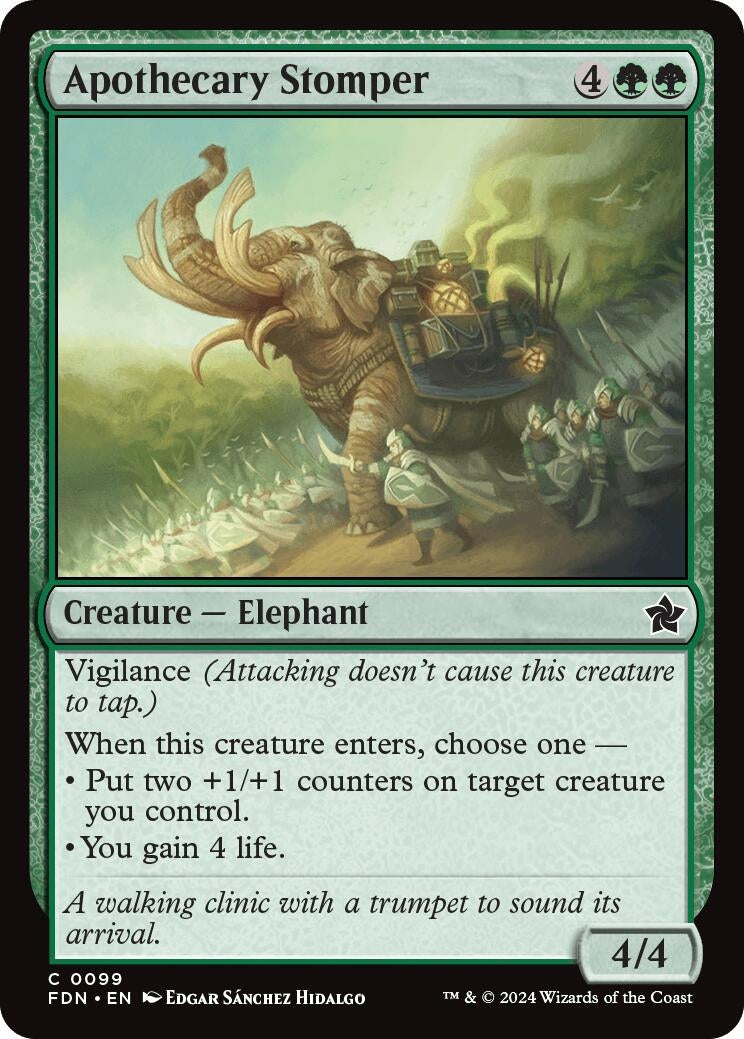 Image for Apothecary Stomper (99) [Foundations] - Magic: The Gathering