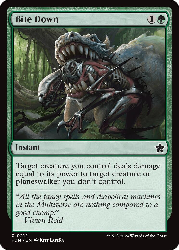 Image for Bite Down (212) [Foundations] - Magic: The Gathering