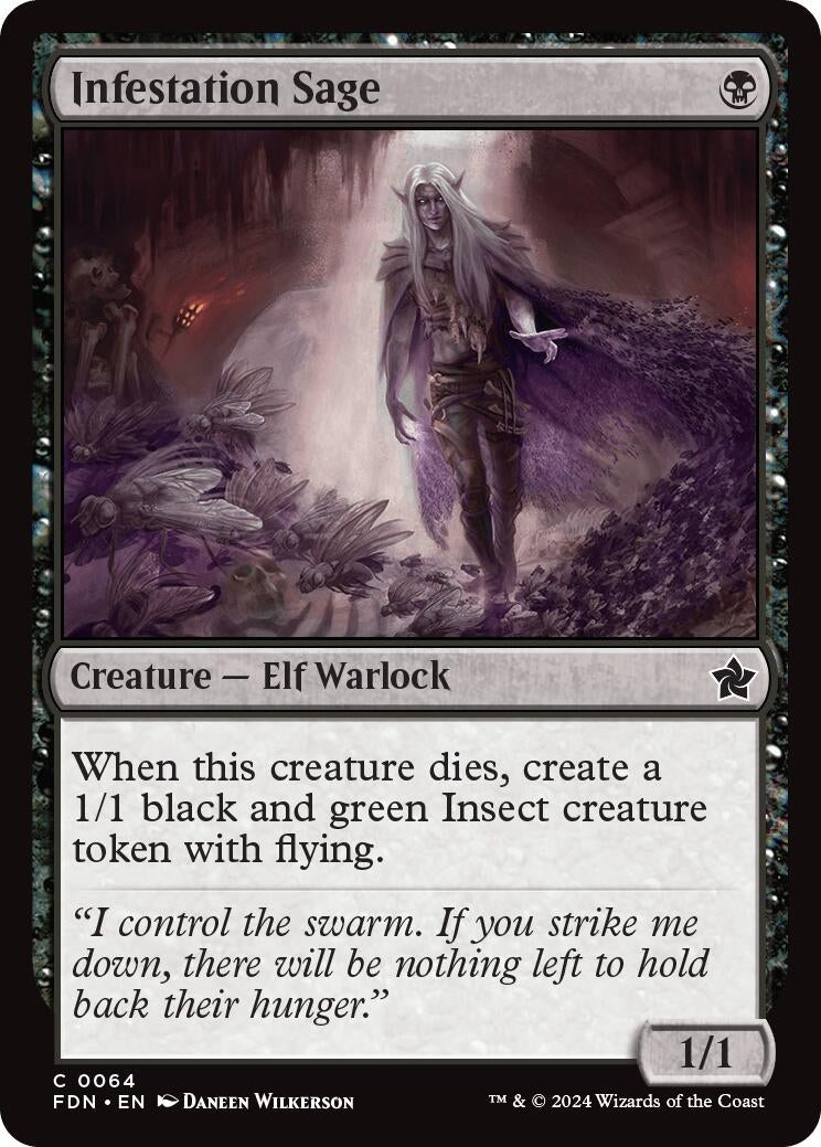 Image for Infestation Sage (64) [Foundations] - Magic: The Gathering