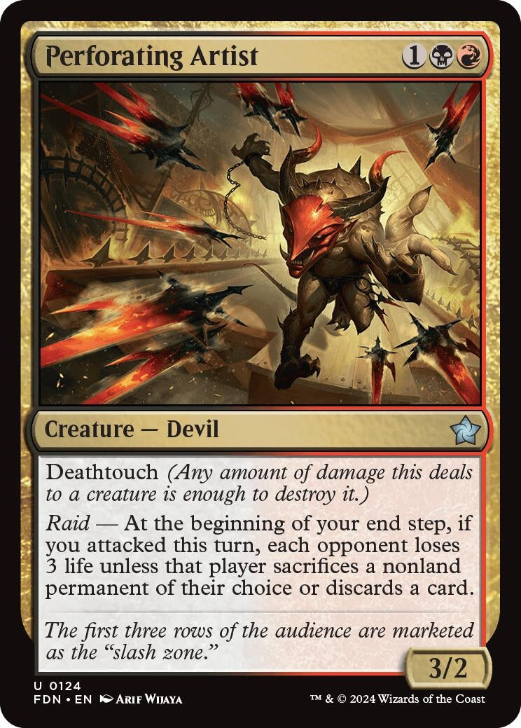 Image for Perforating Artist (124) [Foundations] - Magic: The Gathering