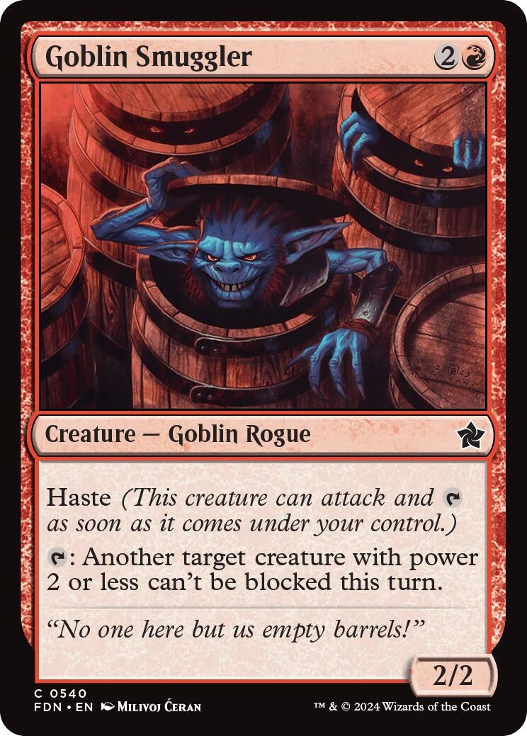 Image for Goblin Smuggler (540) [Foundations] - Magic: The Gathering