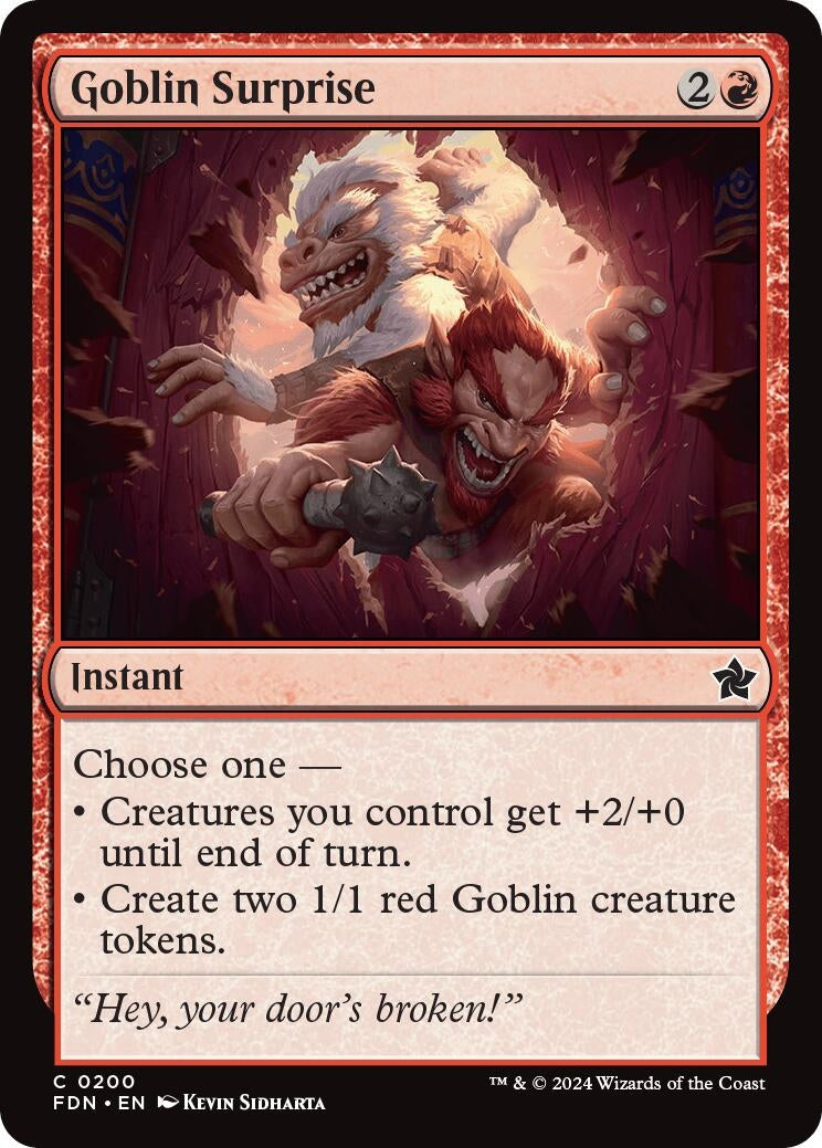 Image for Goblin Surprise (200) [Foundations] - Magic: The Gathering