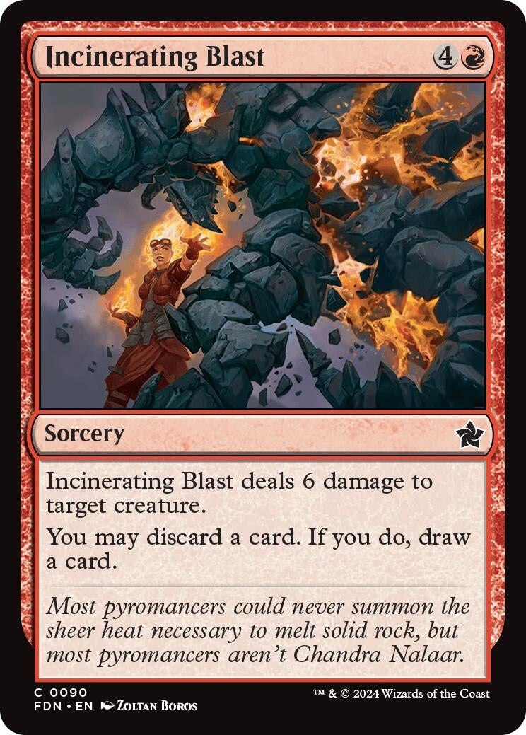Image for Incinerating Blast (90) [Foundations] - Magic: The Gathering