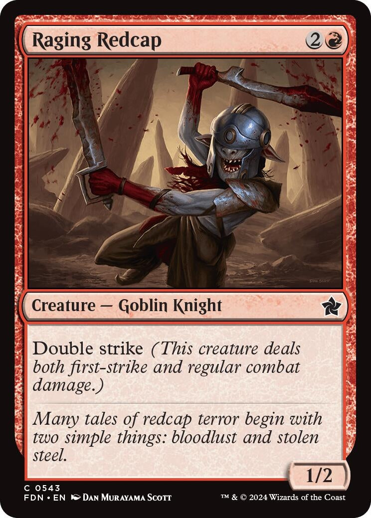 Image for Raging Redcap (543) [Foundations] - Magic: The Gathering