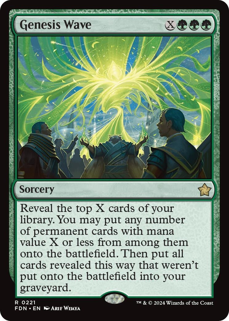 Image for Genesis Wave (221) [Foundations] - Magic: The Gathering