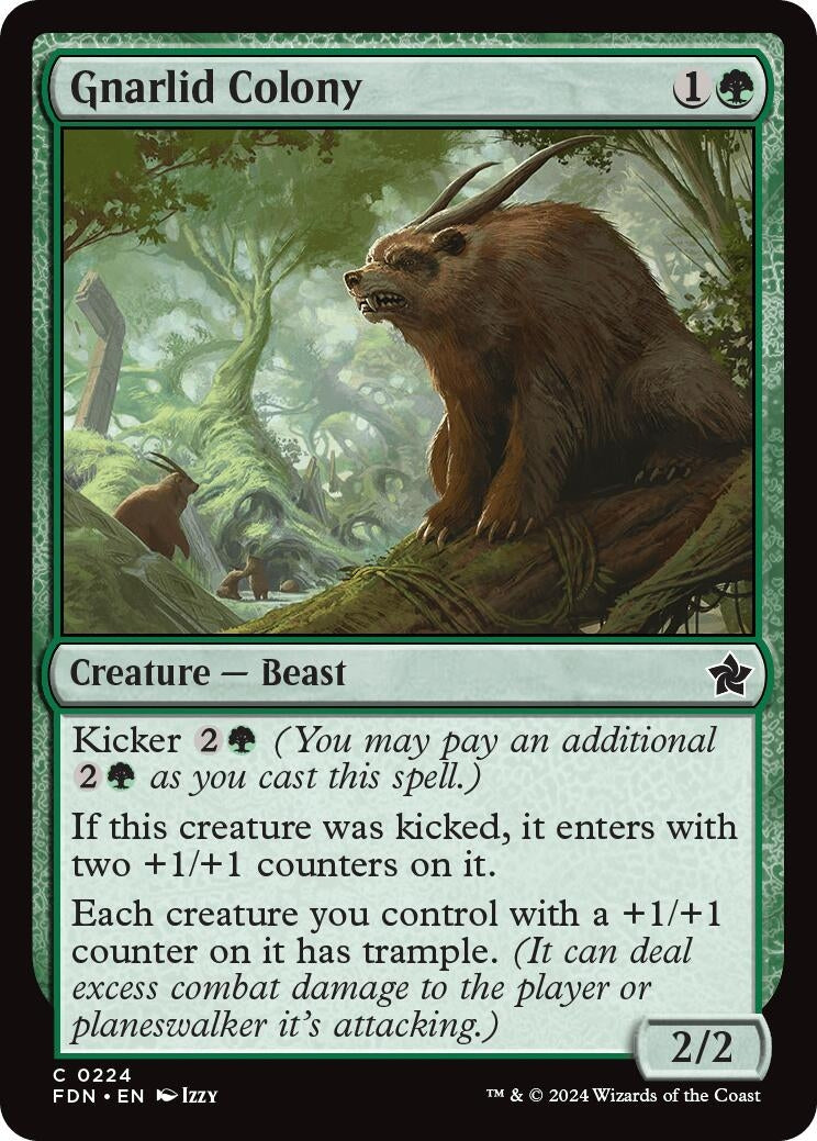 Image for Gnarlid Colony (224) [Foundations] - Magic: The Gathering
