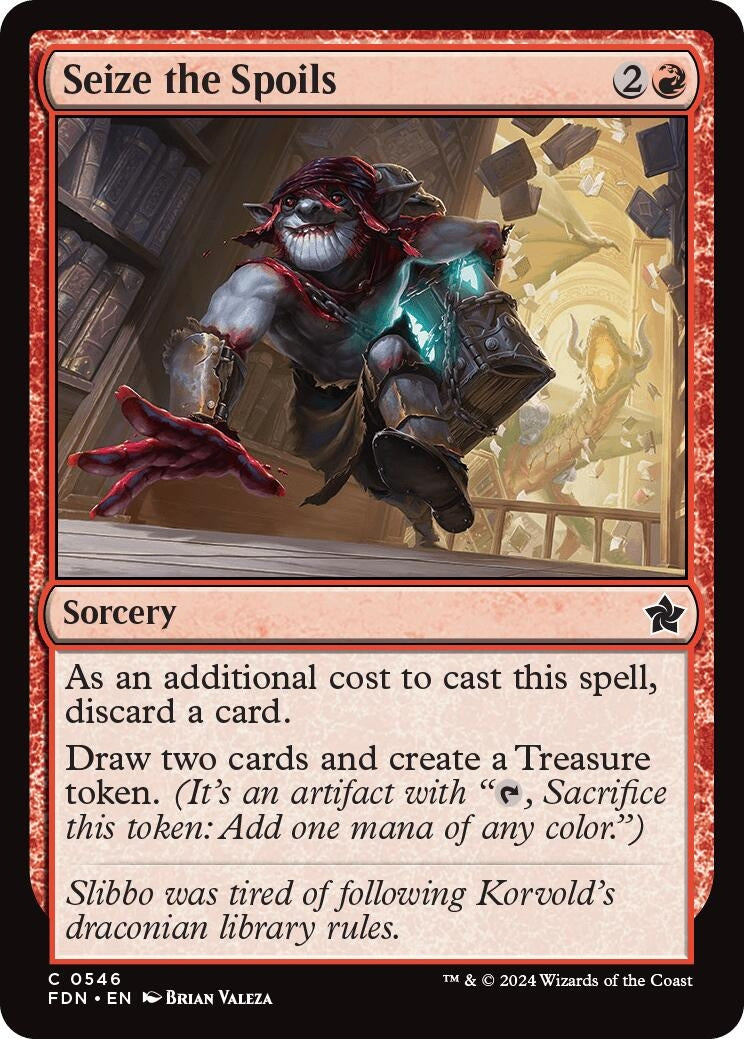 Image for Seize the Spoils (546) [Foundations] - Magic: The Gathering