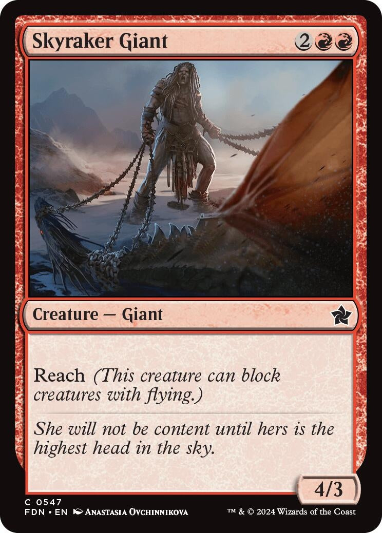 Image for Skyraker Giant (547) [Foundations] - Magic: The Gathering