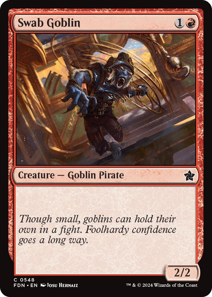 Image for Swab Goblin (548) [Foundations] - Magic: The Gathering