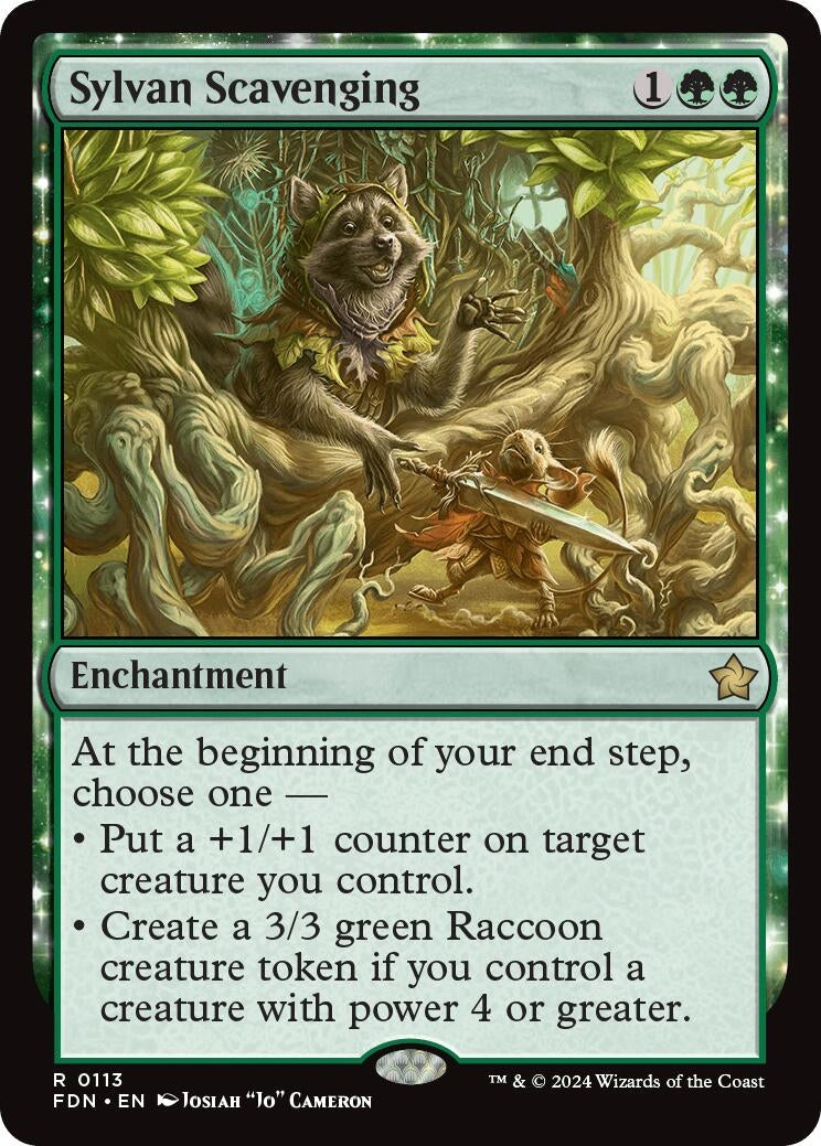 Image for Sylvan Scavenging (113) [Foundations] - Magic: The Gathering