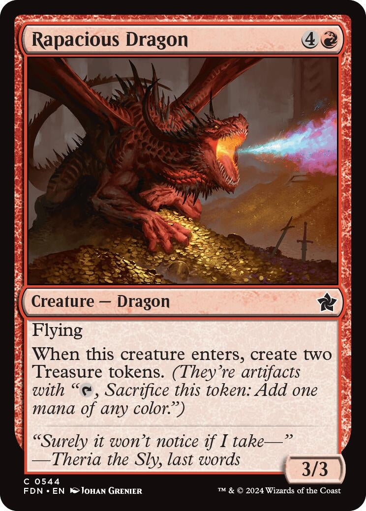 Image for Rapacious Dragon (544) [Foundations] - Magic: The Gathering