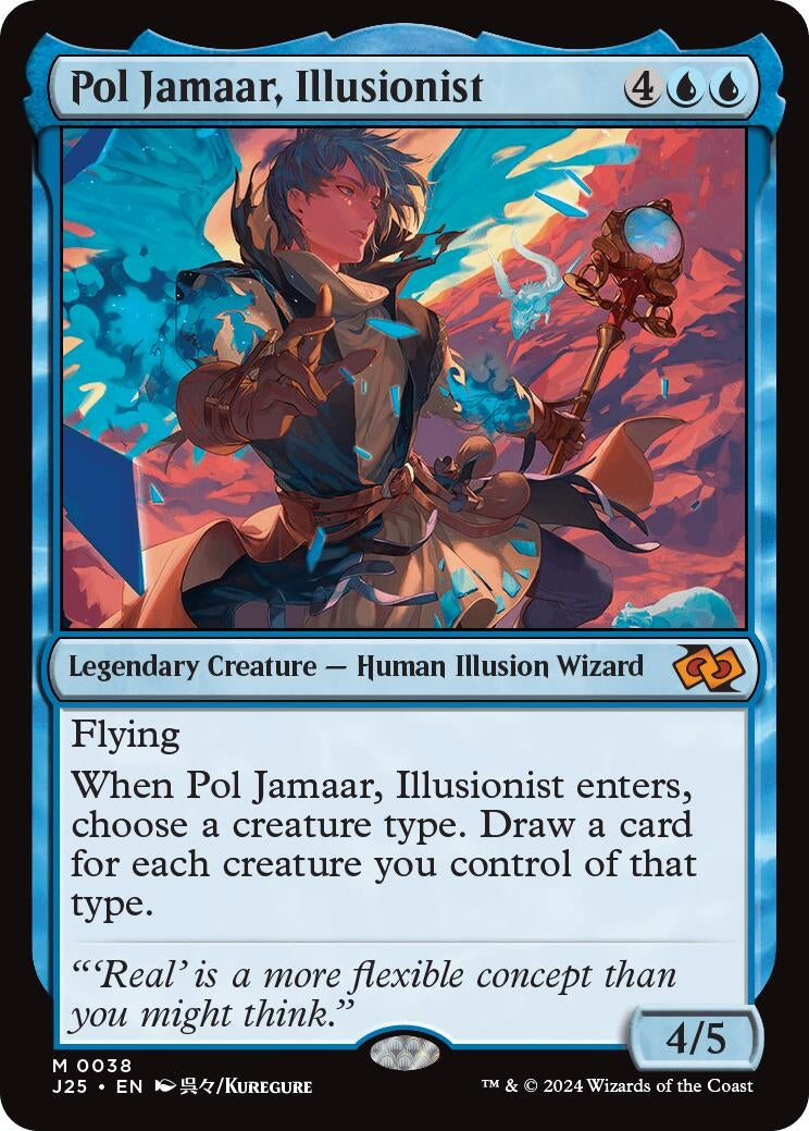 Image for Pol Jamaar, Illusionist (Anime) (38) [Foundations Jumpstart] - Magic: The Gathering