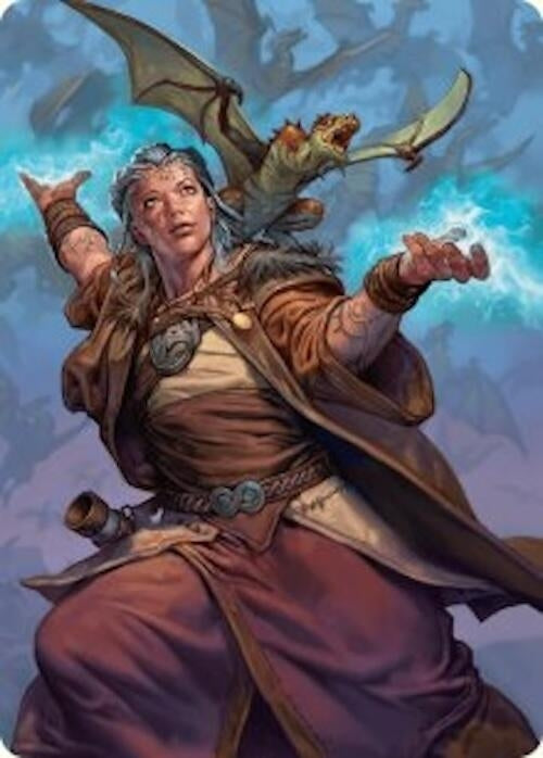 Image for Drake Hatcher 2 Art Card (29/54) (29) [Foundations] - Magic: The Gathering