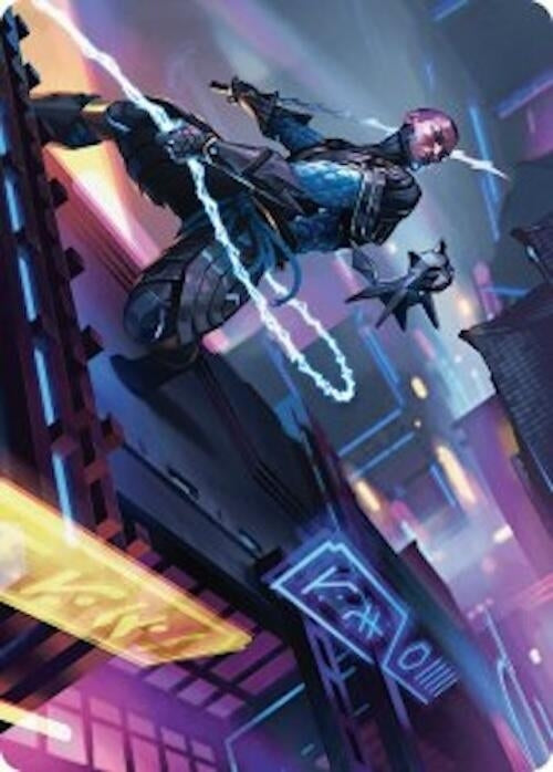 Image for Kaito, Cunning Infiltrator Art Card (51/54) (51) [Foundations] - Magic: The Gathering