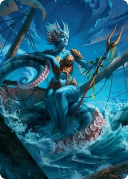 Image for Kiora, the Rising Tide Art Card (30/54) (30) [Foundations] - Magic: The Gathering