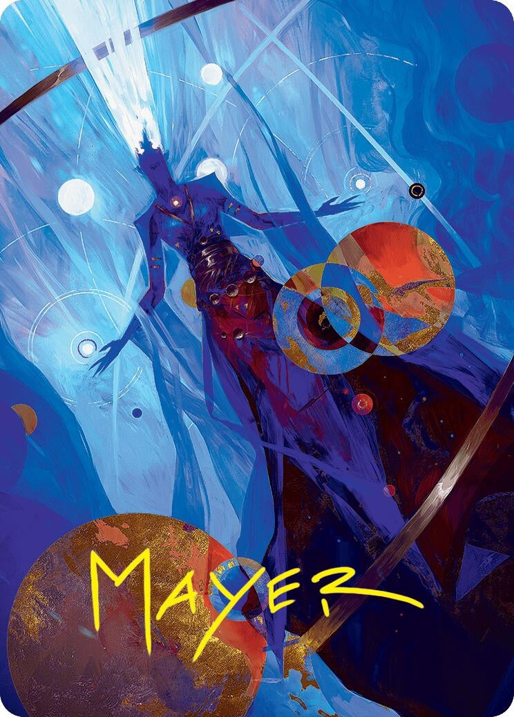 Image for Omniscience Art Card (32/54) (Gold-Stamped Signature) (32) [Foundations] - Magic: The Gathering