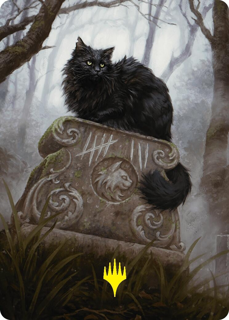 Image for Nine-Lives Familiar 2 Art Card (36/54) (Gold-Stamped Planeswalker Symbol) (36) [Foundations] - Magic: The Gathering