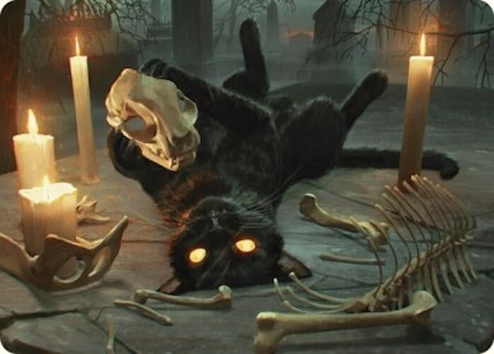 Image for Nine-Lives Familiar Art Card (8/54) (8) [Foundations] - Magic: The Gathering
