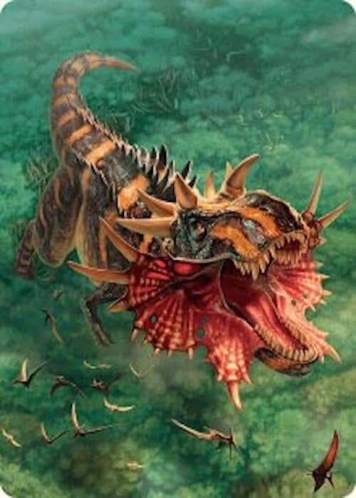 Image for Gigantosaurus Art Card (53/54) (53) [Foundations] - Magic: The Gathering