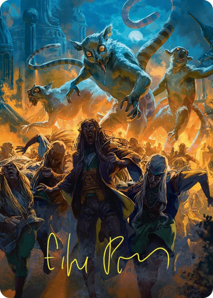 Image for Preposterous Proportions Art Card (43/54) (Gold-Stamped Signature) (43) [Foundations] - Magic: The Gathering