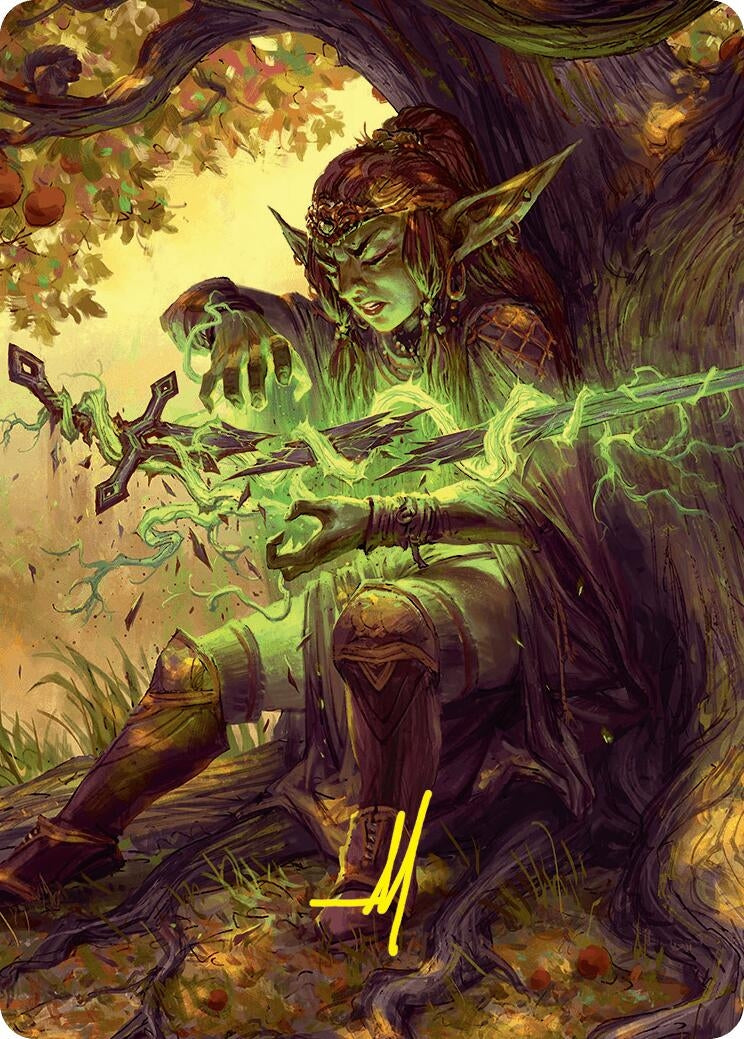 Image for Reclamation Sage Art Card (45/54) (Gold-Stamped Signature) (45) [Foundations] - Magic: The Gathering