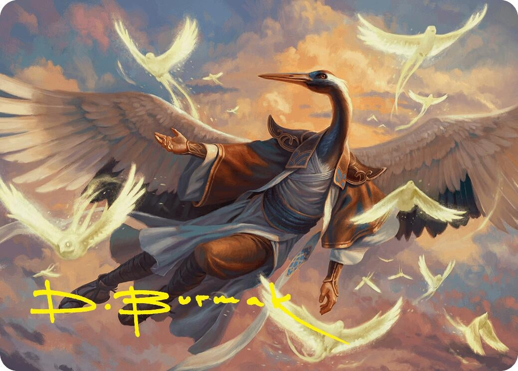Image for Kykar, Zephyr Awakener Art Card (16/54) (Gold-Stamped Signature) (16) [Foundations] - Magic: The Gathering