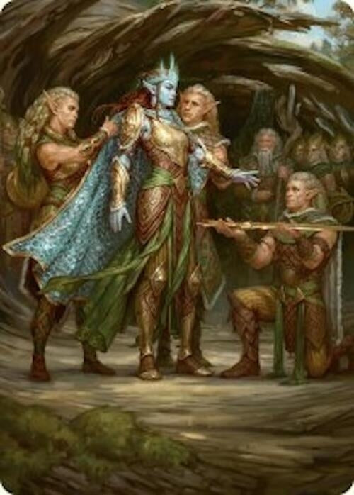 Image for Lathril, Blade of the Elves Art Card (48/54) (48) [Foundations] - Magic: The Gathering