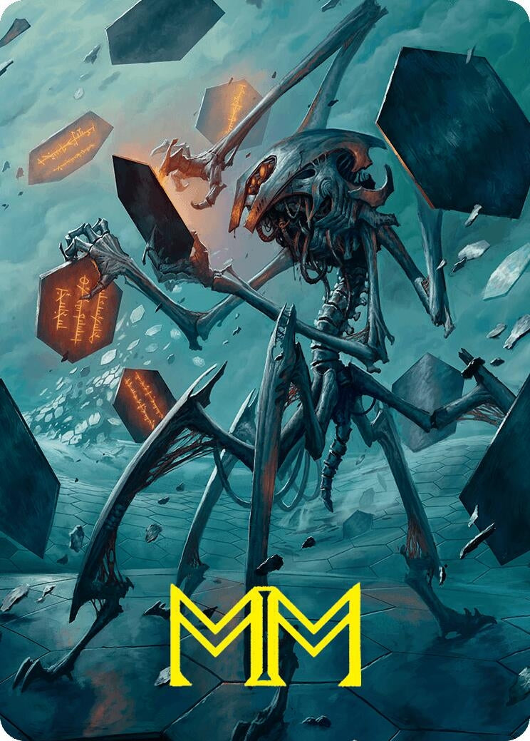 Image for Scrawling Crawler Art Card (50/54) (Gold-Stamped Signature) (50) [Foundations] - Magic: The Gathering