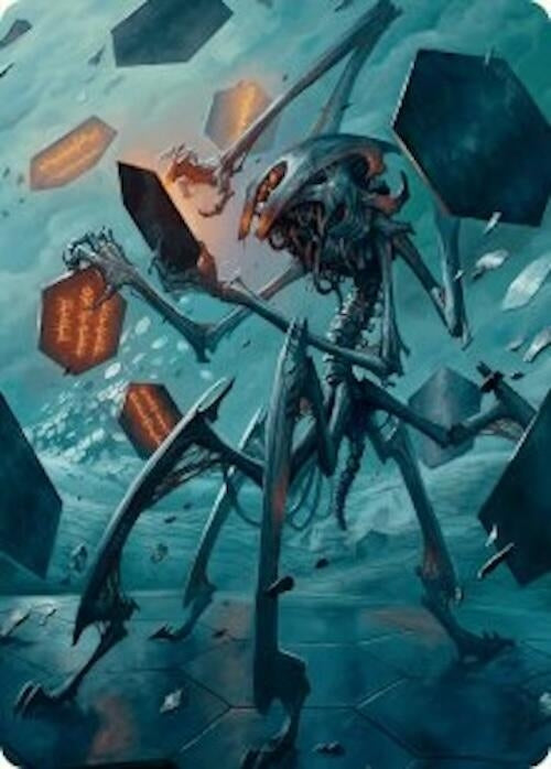 Image for Scrawling Crawler Art Card (50/54) (50) [Foundations] - Magic: The Gathering