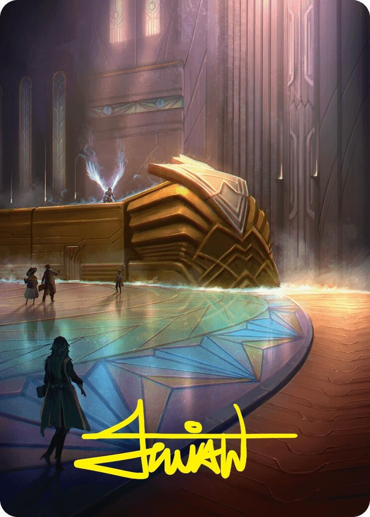 Image for Plains Art Card (21/54) (Gold-Stamped Signature) (21) [Foundations] - Magic: The Gathering