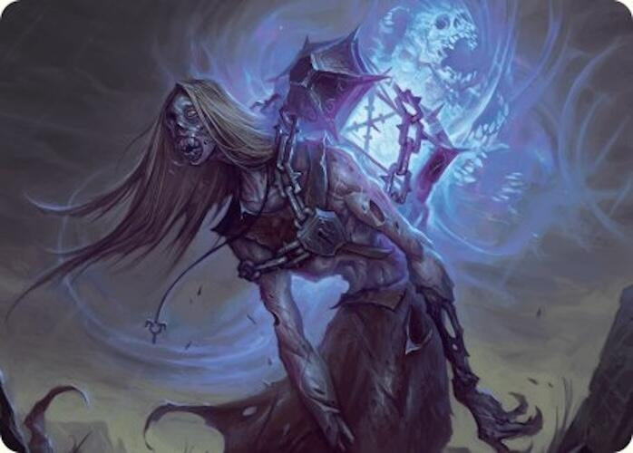 Image for Soul-Shackled Zombie Art Card (9/54) (9) [Foundations] - Magic: The Gathering