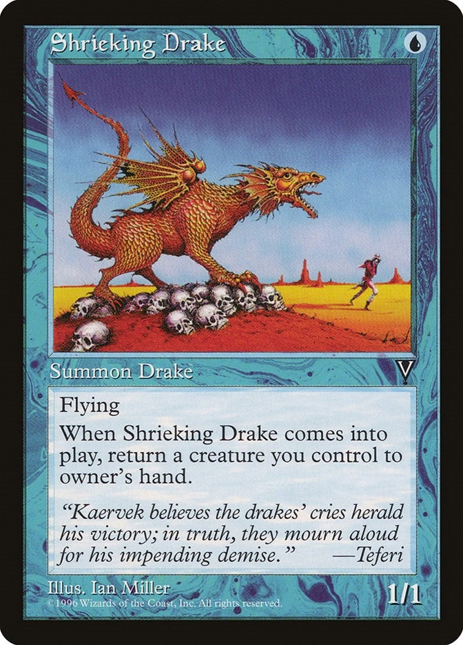 Image for Shrieking Drake [Visions] - Magic: The Gathering