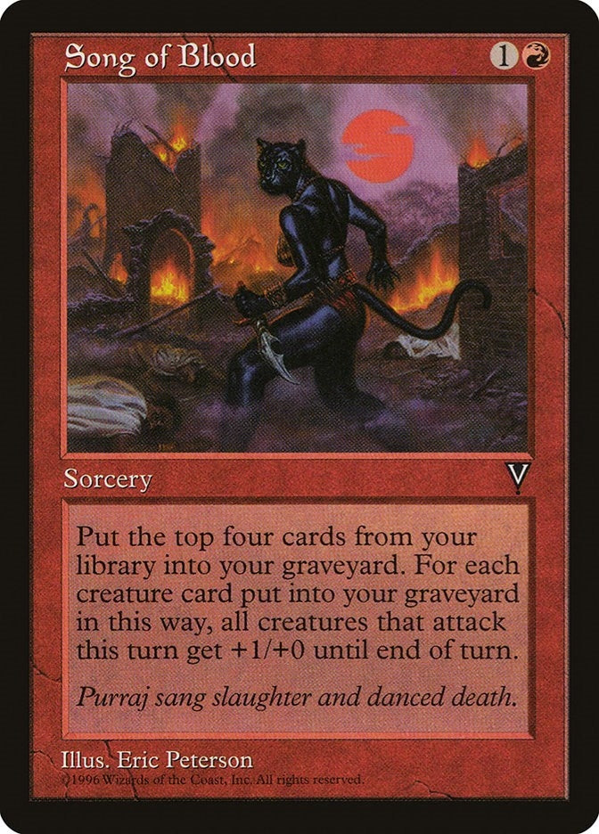Image for Song of Blood [Visions] - Magic: The Gathering