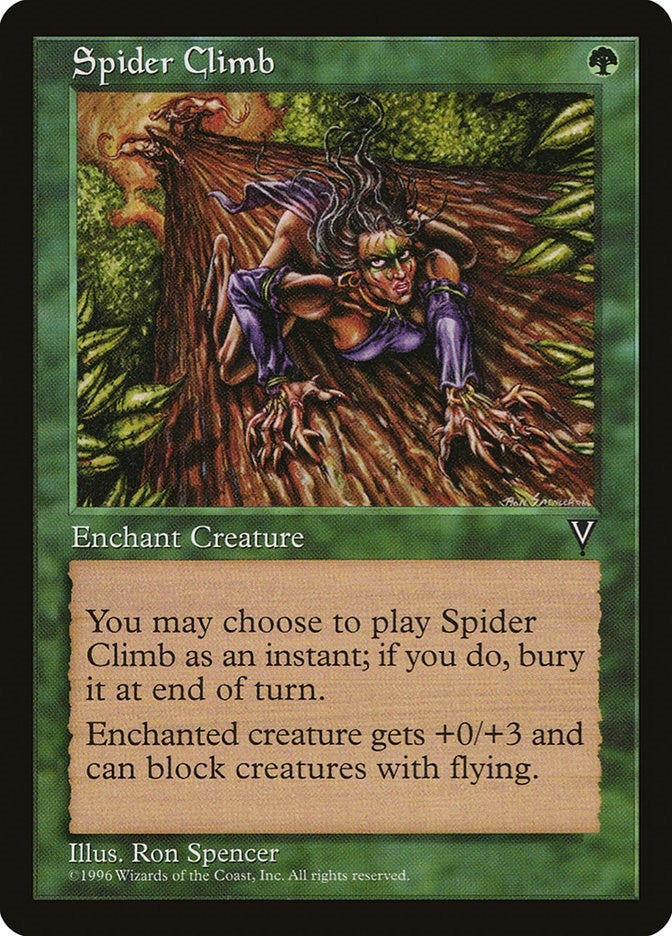 Image for Spider Climb [Visions] - Magic: The Gathering