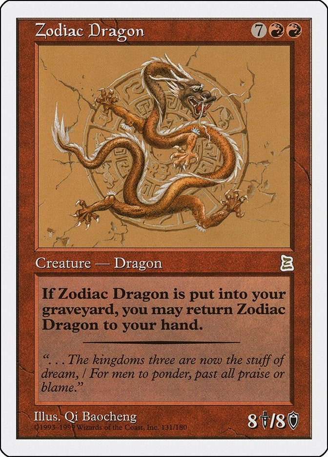 Image for Zodiac Dragon (131) [Portal Three Kingdoms] - Magic: The Gathering