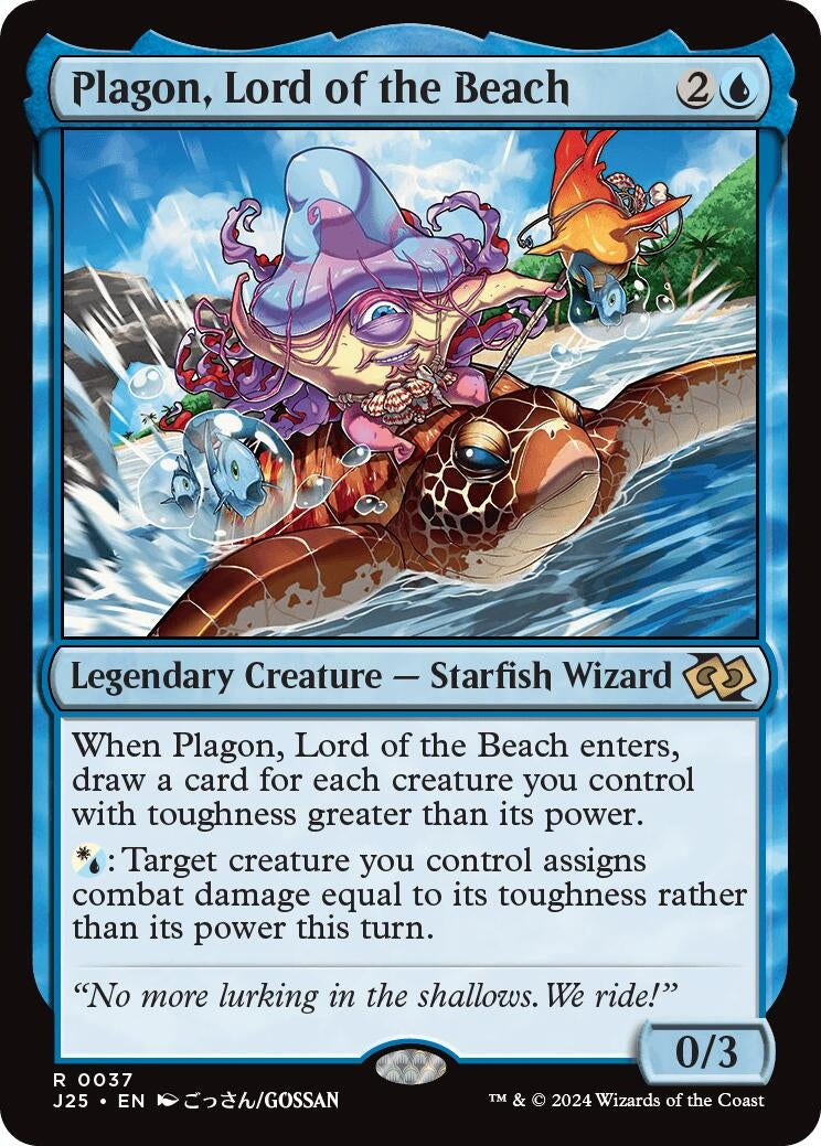 Image for Plagon, Lord of the Beach (Anime) (37) [Foundations Jumpstart] - Magic: The Gathering