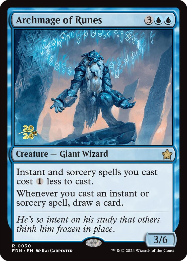 Image for Archmage of Runes (30) [Prerelease Cards] - Magic: The Gathering