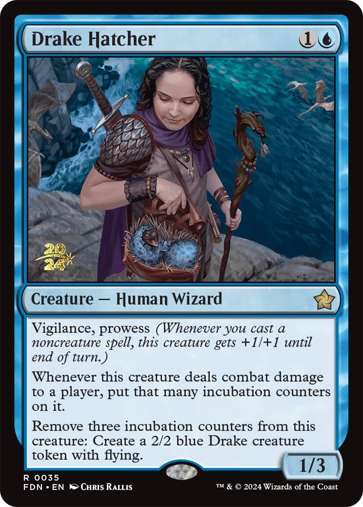 Image for Drake Hatcher (35) [Prerelease Cards] - Magic: The Gathering