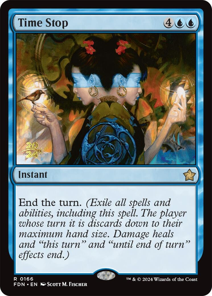 Image for Time Stop (166) [Prerelease Cards] - Magic: The Gathering