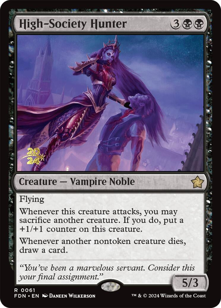 Image for High-Society Hunter (61) [Prerelease Cards] - Magic: The Gathering