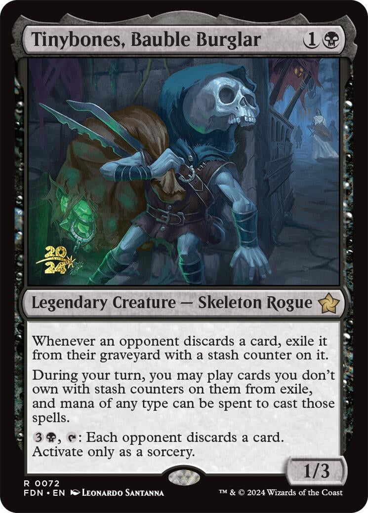 Image for Tinybones, Bauble Burglar (72) [Prerelease Cards] - Magic: The Gathering