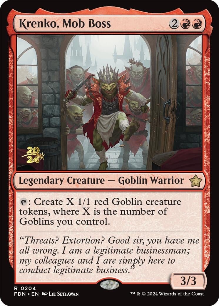 Image for Krenko, Mob Boss (204) [Prerelease Cards] - Magic: The Gathering